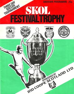 Hearts v Manchester City Skol Festival Trophy 1979/80